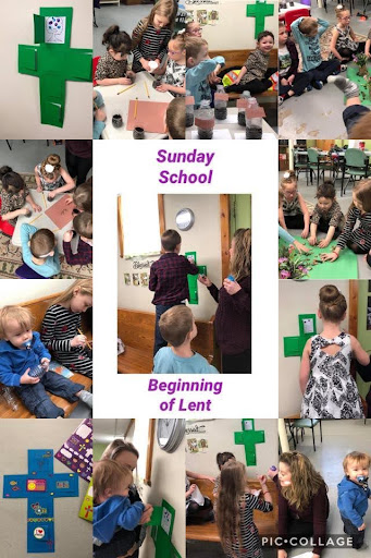 Sunday School activities during Lent